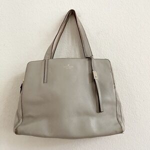 Kate Spade New York Taupe Street Brennan Pebbled‎ Leather Shoulder Bag MSRP $395